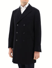 Load image into Gallery viewer, DANIEL HECHTER CLARK NAVY OVERCOAT 70% wool