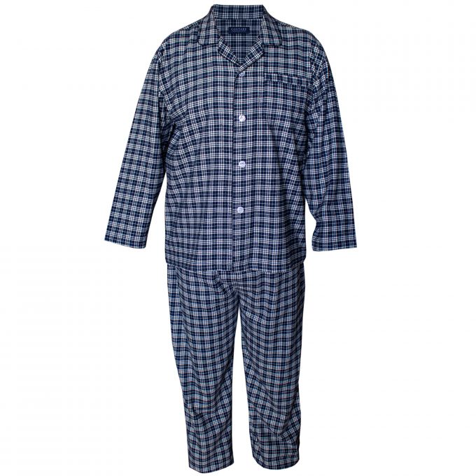 CONTARE PAGEANT BLUE CHECK LONG SLEEVE SET