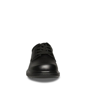 Daytona Black Leather School shoe for boys and girls