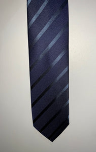 TIE, MARINE STRIPES, 100% SILK