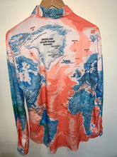 Load image into Gallery viewer, WORLD MAP SHIRT LIGHT CORAL COLOUR
