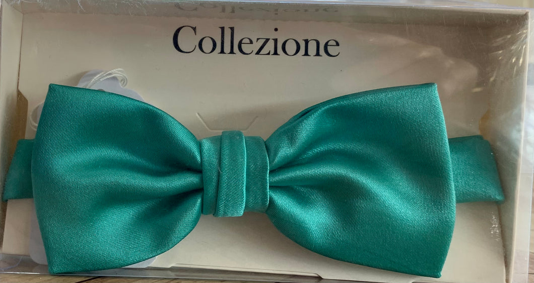 BOW TIE, SILK, JADE