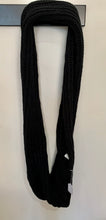 Load image into Gallery viewer, SCARF, CONTINUOUS, BLACK KNITTED
