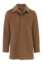 Load image into Gallery viewer, DANIEL HECHTER CARVELL TAN CLOAK OVERCOAT wool blend
