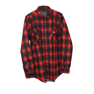 FLANNEL RED/BLACK #90